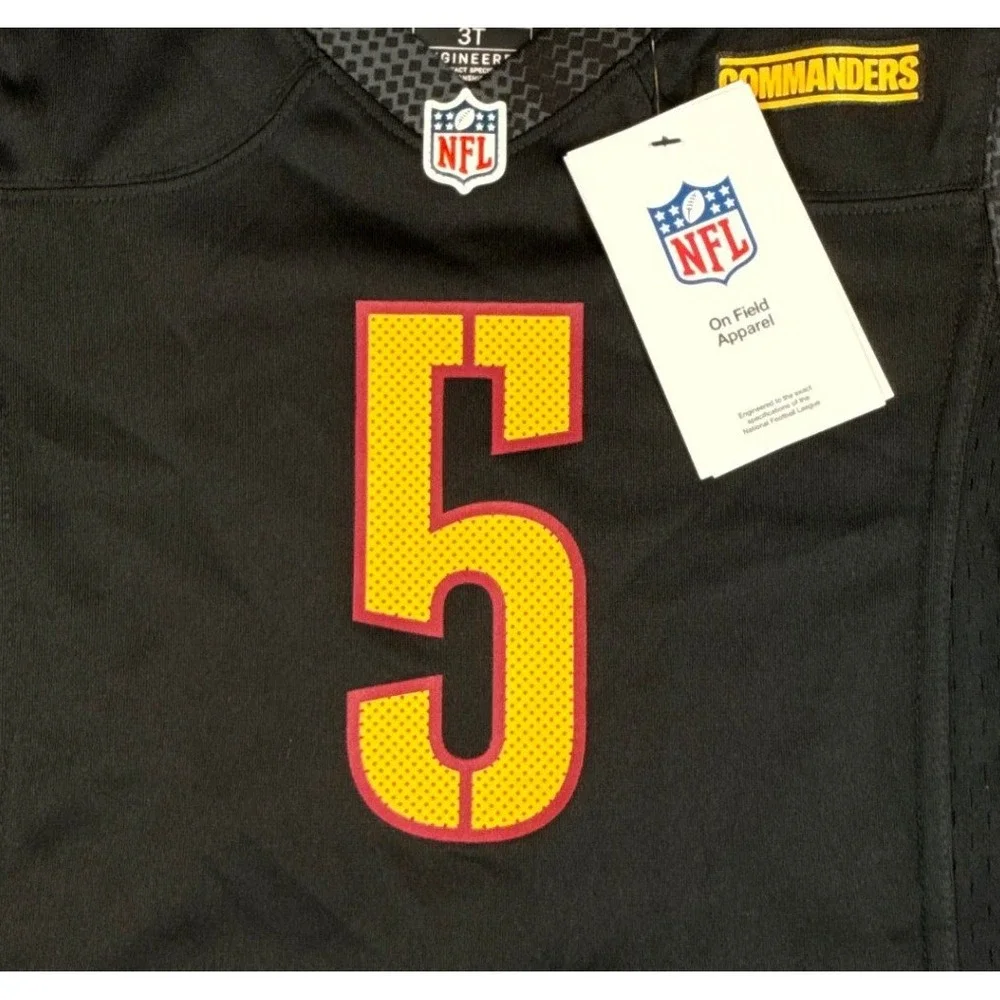 Nike Washington Commanders Jayden Daniels #5 Toddler 3T NFL Game Jersey NWT